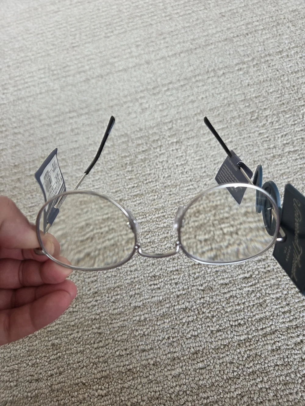 Universal Thread Blue Light Filtering Round Reading Glasses